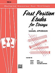 Applebaum, S.: First Position Etudes for Strings - (viola)
