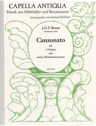 Braun, G.F.: Canzonato for 4 Violins
