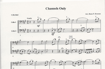 Everson, D.F.: Channels Only Cello Duet (2 Cellos)