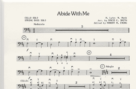 Smith, D.E.: Abide With Me (Cello & Piano)