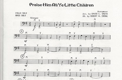 Smith, D.E.: The Young Soloist-Sacred Cello Solos (Cello & Piano)