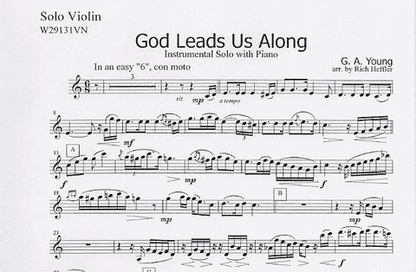 Heffler, R.: God Leads Us Along (violin & piano)