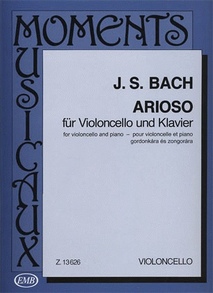 Bach, J.S. (Pejtsik): Arioso (cello & piano), Edito Musica Budapest