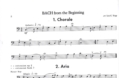 Bach, J.S. (Yopp): Bach from the Beginning (cello & piano)