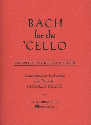 Bach, J.S. (Krane): Bach for the Cello-10 pieces in first position (cello & piano)