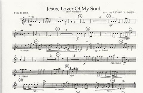 Barber, E.: Jesus Lover of My Soul (violin & piano)