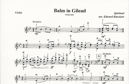 Burckart, Edward: Balm In Gilead (violin & piano)