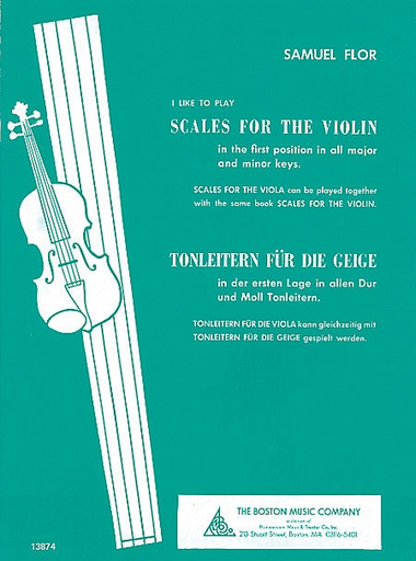 Flor, Samuel: I Like to Play Scales for the Violin