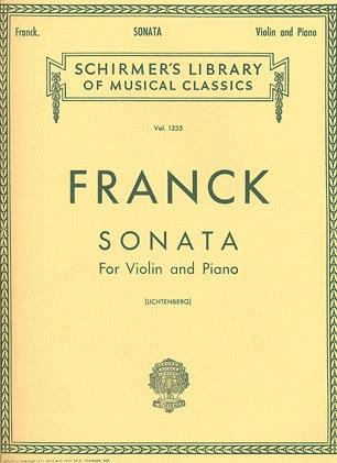 Franck, Cesar: Sonata for Violin & Piano in A, Schirmer