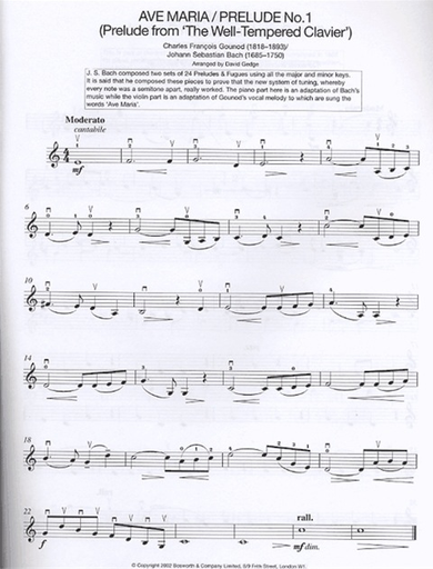 Gedge, David: Playalong Violin Classical Tunes-Easy Violin w/ piano accompaniment