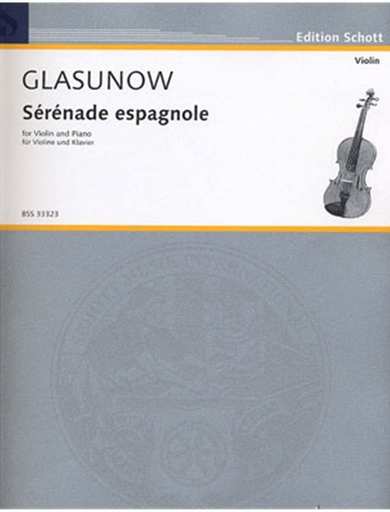 Glazunov, A. (Kreisler): Serenade Espagnole (violin & piano)