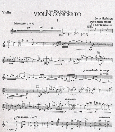Harbison, John: Violin Concerto