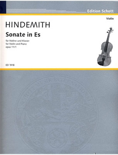 Hindemith, Paul: Sonata in Eb Op11#1 (violin & piano)