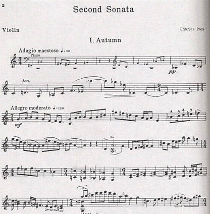 Ives, Charles: Sonata #2 (Violin & Piano)
