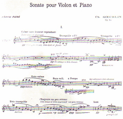 Koechlin, Charles: Sonata Op.64 (violin & piano)