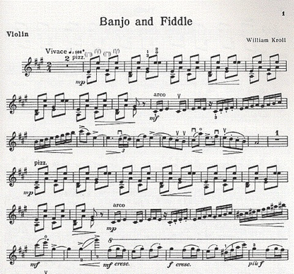 Kroll, W.: Banjo & Fiddle (violin & piano)