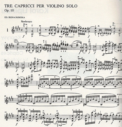Lipinski: Solo Caprices Op.10, 27, 29 (violin)