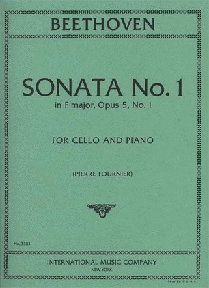 Beethoven, L.van: Sonata No.1 in F major Op.5 #1 (cello & piano)