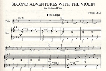 Mele, Frank: Second Adventures with the Violin (Violin & Piano)