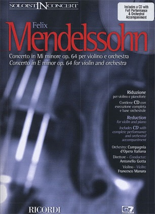 Mendelssohn, Felix: Concerto in e minor Op.64 (violin, CD, Piano)