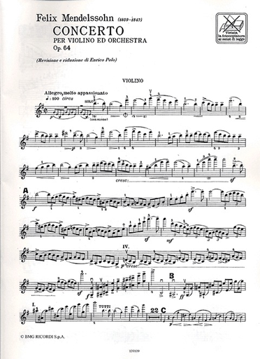 Mendelssohn, Felix: Concerto in e minor Op.64 (violin, CD, Piano)