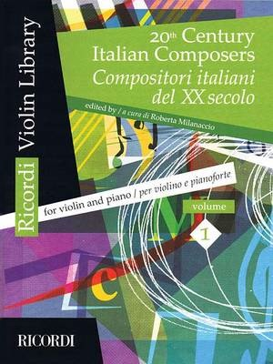 Milano, Roberta (ed): 20th Century Italian Composers, Vol.1