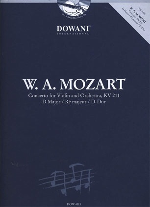 Mozart, W.A. (Dowani): Concerto in D Major (violin, Piano, CD)