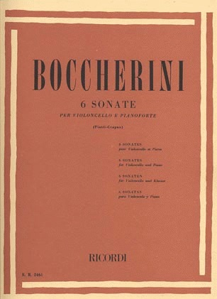 Boccherini (Piatti): 6 Sonatas for Cello & Piano