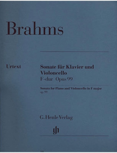 Brahms, J. (Voss & Behr): Sonata in F Major, Op.99 - URTEXT (cello & piano)