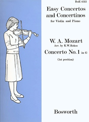 Mozart, L.van: Violin Concerto #1 in G (violin & piano)