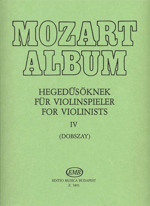 Mozart, W.A. (Dobszay): Album Adagio & Andante Movements (violin & piano)