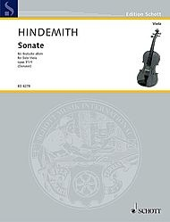 Hindemith, Paul: Solo Sonata Op31#4 (viola)