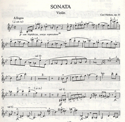 Nielsen, Carl: Sonata Op.35#2 (violin & piano)