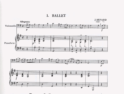 Brodszky, F.: Old Music for Violoncello-17th & 18th Centuries (cello & piano)
