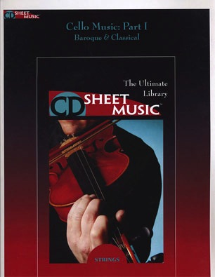 CD Sheet Music: Cello Music Pt 1, Ultimate Collection