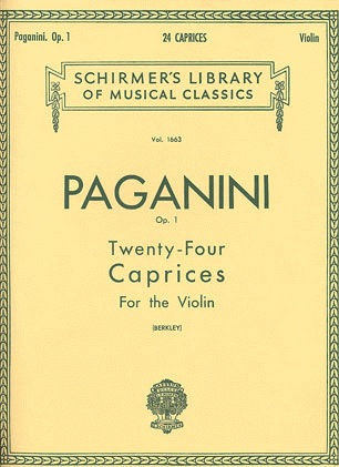 Paganini, Niccolo (Berkley): 24 Caprices Op. 1 (violin) Schirmer