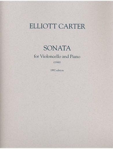 Carter, Elliott: Sonata-1948 (cello & piano)