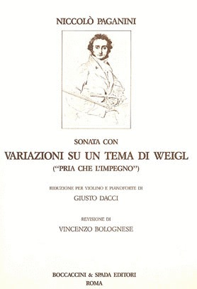 Paganini, Niccolo: Suonata ''Weigl''(violin & piano)