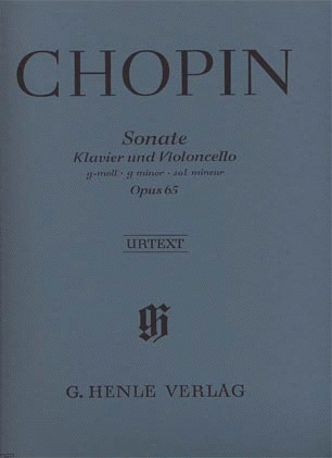 Chopin, F. (Zimmermann, ed.): Cello Sonata, Op.65, urtext (cello & piano)