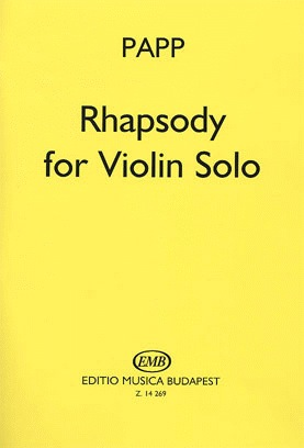 Papp: Rhapsody (violin solo)