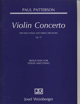 Patterson, P.: Violin Concerto Op.72 (violin & piano)