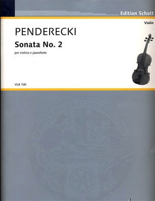 Penderecki, Krzysztof: Sonata #2 (violin & piano)