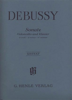 Debussy, C. (Heinemann, ed.):  Sonata, urtext (cello and piano)
