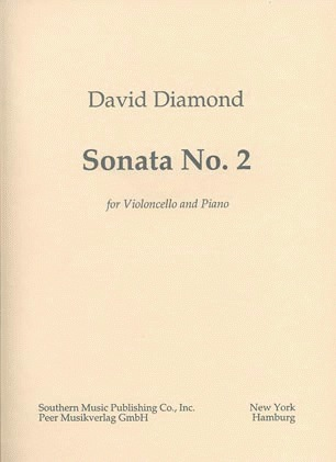 Diamond, David: Cello Sonata No.2 (cello & piano)