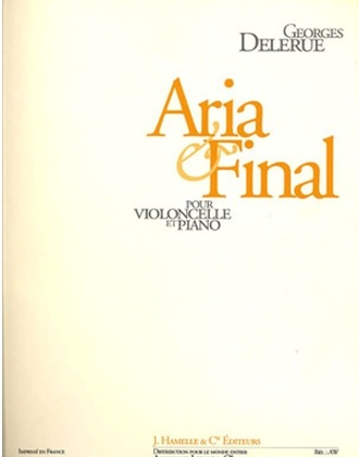 Delerue: Aria & Final (cello & piano)