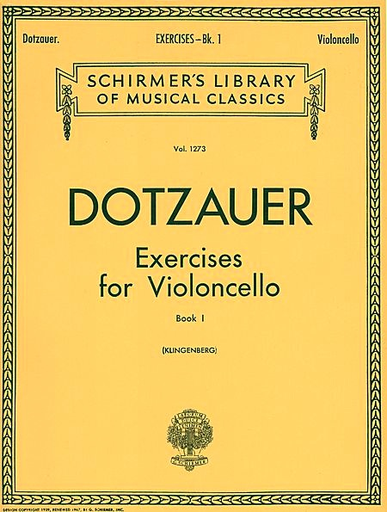 Dotzauer, F. (Klingenberg): Excercies Book 1 (cello)