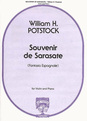 Potstock, William: Souvenir de Sarasate (violin & piano)