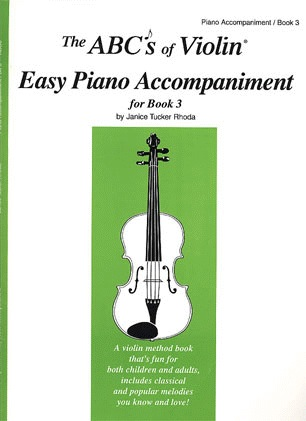 Rhoda: The ABC's of Violin, Bk.3 (piano accompaniment)
