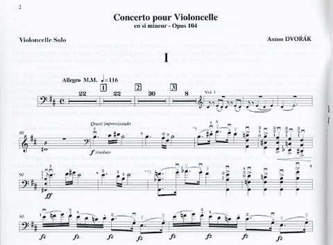 Dvorak, Antonin: Concerto in B minor Op.104 (cello, Piano, CD)