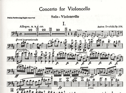 Dvorak, Antonin: Concerto Op.104 (cello & piano)